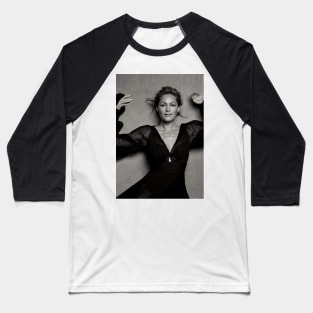Helene Fischer in black and white Baseball T-Shirt